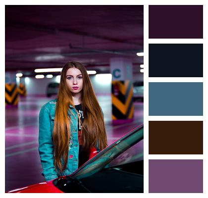 Redhead Underground Garage Audi Image